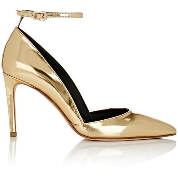 Diane Von Furstenberg Laredo Suede Ankle-Strap Pumps - Picture 3 of 9